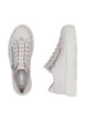 Thumbnail Tennis perle à talon plateau avec un zip et des lacets élastiqués décoratifs - Image 8
