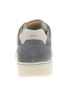Thumbnail Tennis grises en cuir à talon plat avec des lacets et logo imprimé - Image 6