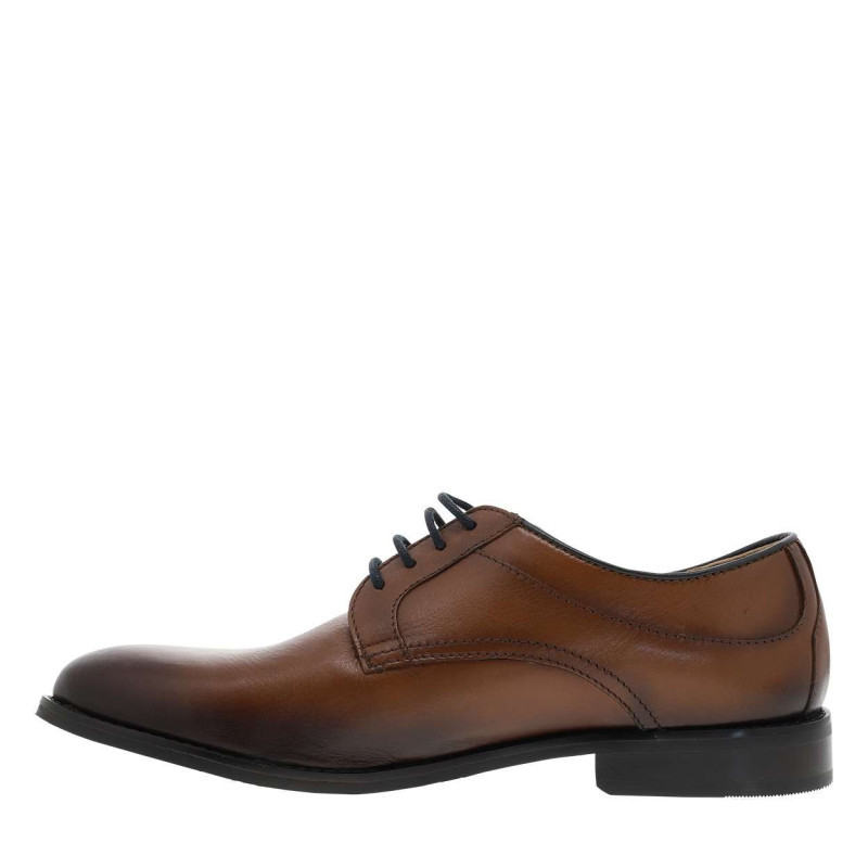 Redskins - Richelieu En Cuir Cognac à Semelle Plate Avec Une Fermeture à Lacets - Brun
