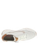 Thumbnail Baskets running blanches en cuir à talon plat avec des lacets et un zip latéral - Image 4