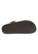 Thumbnail Sabots Sahara en cuir taupe avec un talon plat et à boucle à ardillon - Image 5