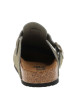 Thumbnail Sabots Sahara en cuir kaki avec une semelle plate et à boucle à ardillon - Image 6