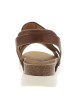 Thumbnail Nu-pieds bleu marine à semelle compensé bas et à bandes élastiquées - Image 6