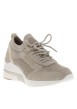 Thumbnail Sneakers beiges avec un talon semi-compensée et des lacets ronds - Image 3