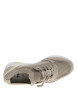 Thumbnail Sneakers beiges avec un talon semi-compensée et des lacets ronds - Image 4