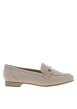 Thumbnail Mocassins beiges avec un talon plat et une fermeture à slip-on