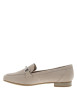 Thumbnail Mocassins beiges avec un talon plat et une fermeture à slip-on - Image 2