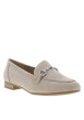 Thumbnail Mocassins beiges avec un talon plat et une fermeture à slip-on - Image 3