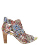 Thumbnail Nu-pieds en cuir multicolores à semelle décroché haut et à zip