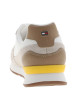 Thumbnail Baskets blanches et beiges en cuir avec un talon plat et des lacets - Image 6