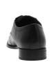 Thumbnail Derbies noires en cuir avec un talon décroché bas et des lacets - Image 6