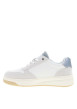 Thumbnail Sneakers blanches à talon plat avec une fermeture à lacets et un zip vertical - Image 2