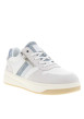 Thumbnail Sneakers blanches à talon plat avec une fermeture à lacets et un zip vertical - Image 3