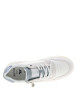 Thumbnail Sneakers blanches à talon plat avec une fermeture à lacets et un zip vertical - Image 4