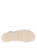 Thumbnail Nu-pieds or avec un talon compensé bas et une boucle à ardillon - Image 5