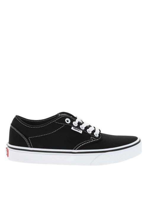 Baskets skate noires avec un talon plat et muni...