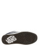Thumbnail Baskets bleu marine en cuir avec un talon plat et des lacets - Image 5