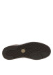 Thumbnail Baskets marron en cuir avec un talon plat et des lacets tressés jaune et marron - Image 5