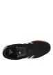 Thumbnail Tennis en cuir noires avec un talon plat et fermeture à lacets - Image 4