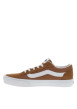 Thumbnail Baskets beiges en cuir beiges avec un talon plat et des lacets - Image 2