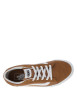 Thumbnail Baskets beiges en cuir beiges avec un talon plat et des lacets - Image 4
