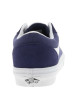 Thumbnail Baskets skate en cuir bleu marine à semelle plate avec des lacets plats - Image 6