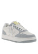 Thumbnail Tennis bleues à talon plat avec un logo argenté sur le côté et des lacets plats - Image 3