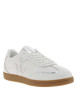 Thumbnail Tennis blanches à talon plat avec le logo de la marque cousu sur les côtés - Image 3