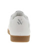 Thumbnail Tennis blanches à talon plat avec le logo de la marque cousu sur les côtés - Image 6