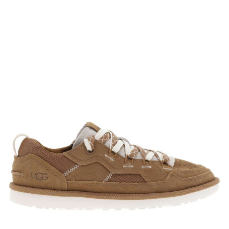 Sneakers naturelles en cuir avec un talon plat...