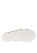 Thumbnail Sneakers naturelles en cuir avec un talon plat et des lacets blancs et marron - Image 5