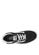 Thumbnail Baskets skate en cuir noires et blanches avec une semelle à plateau - Image 4
