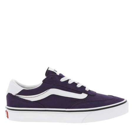 Baskets skate en cuir violettes à talon plat...