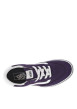 Thumbnail Baskets skate en cuir violettes à talon plat avec un logo brodé - Image 4