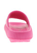 Thumbnail Mules fuchsia à semelle plate avec un logo à l'intérieur et une matière texturée - Image 6