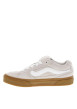 Thumbnail Baskets skate en cuir beiges à talon plat avec une languette rembourrée - Image 2