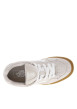 Thumbnail Baskets skate en cuir beiges à talon plat avec une languette rembourrée - Image 4