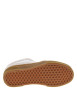 Thumbnail Baskets skate en cuir beiges à talon plat avec une languette rembourrée - Image 5