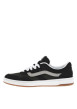 Thumbnail Baskets en cuir noires à talon plat avec un logo et des lacets - Image 2