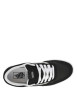 Thumbnail Baskets en cuir noires à talon plat avec un logo et des lacets - Image 4