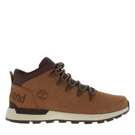 Bottines marron en cuir avec un talon plat et...