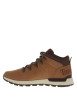 Thumbnail Bottines marron en cuir avec un talon plat et des lacets ronds - Image 2