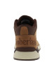 Thumbnail Bottines marron en cuir avec un talon plat et des lacets ronds - Image 6