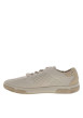 Thumbnail Sneakers beiges à semelle plate avec une fermeture à lacets ronds - Image 2