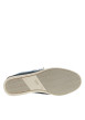 Thumbnail Mocassins bateau bleu marine en cuir avec un talon plat et à slip-on - Image 5