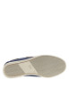 Thumbnail Mocassins bateau bleues en cuir avec un talon plat et à slip-on - Image 5