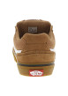 Thumbnail Baskets skate en cuir camel à talon plat avec une fermeture à lacets - Image 6