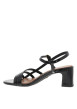 Thumbnail Nu-pieds noirs vernis à semelle compensé bas et à boucle à ardillon - Image 2