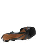 Thumbnail Nu-pieds noirs à talon décroché moyen avec une boucle à ardillon - Image 4