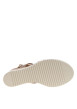 Thumbnail Nu-pieds en cuir cognac à semelle compensé et à boucle à ardillon - Image 5